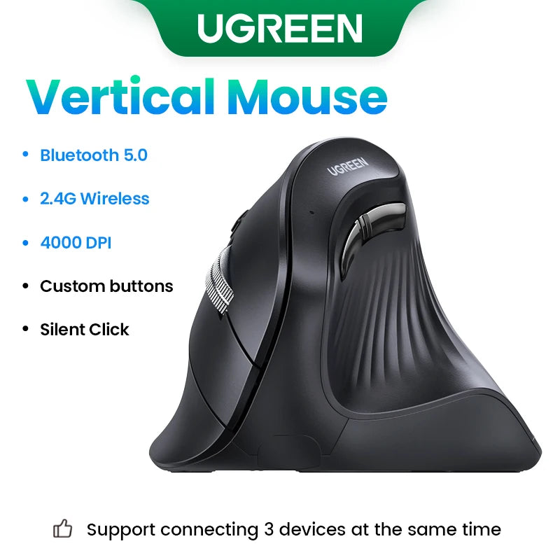 Dual-Mode Vertical Ergonomic Mous 2.4G