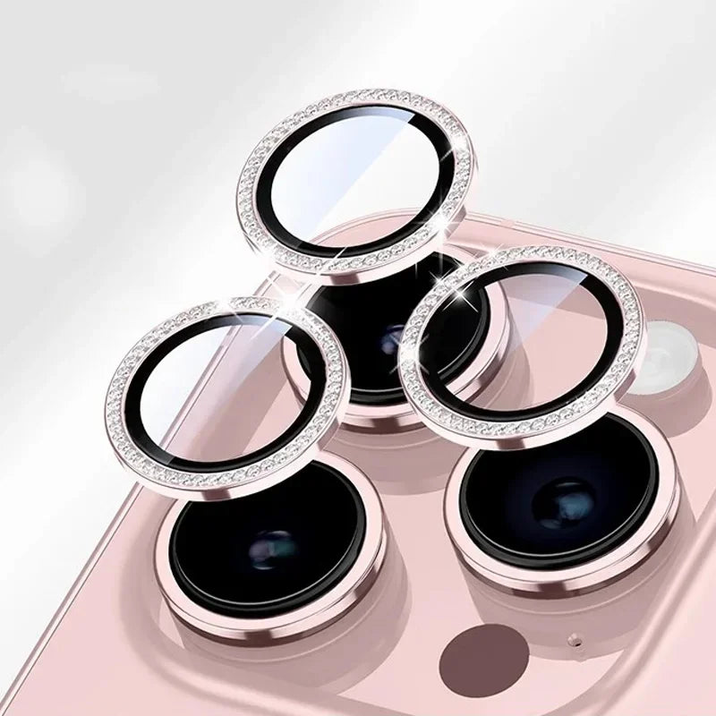 Sparkly Rhinestone Camera Lens Protector iPhone 16