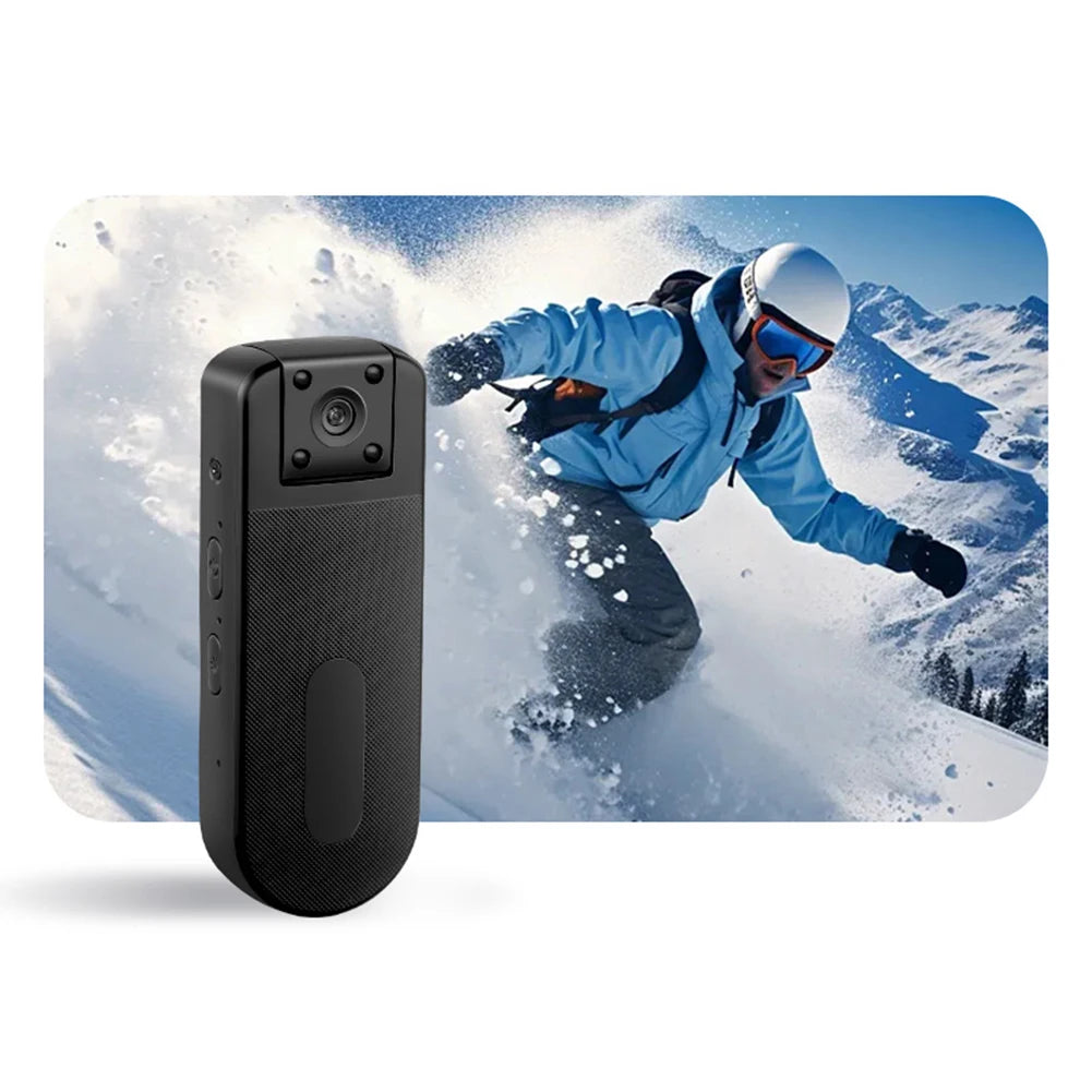 1080P Mini Body Camera 180° Rotatable Lens