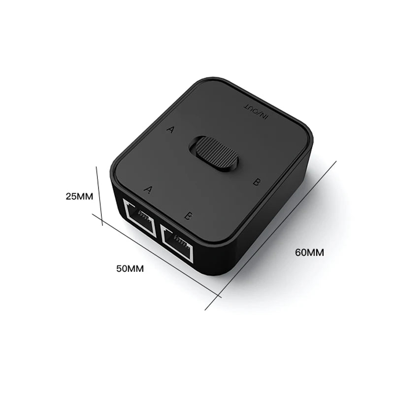 2-Port Gigabit RJ45 Network Switch