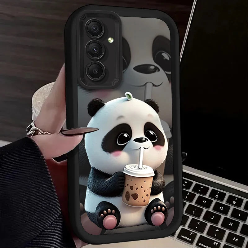 Drink Tea Milk Panda Case for Samsung Galaxy
