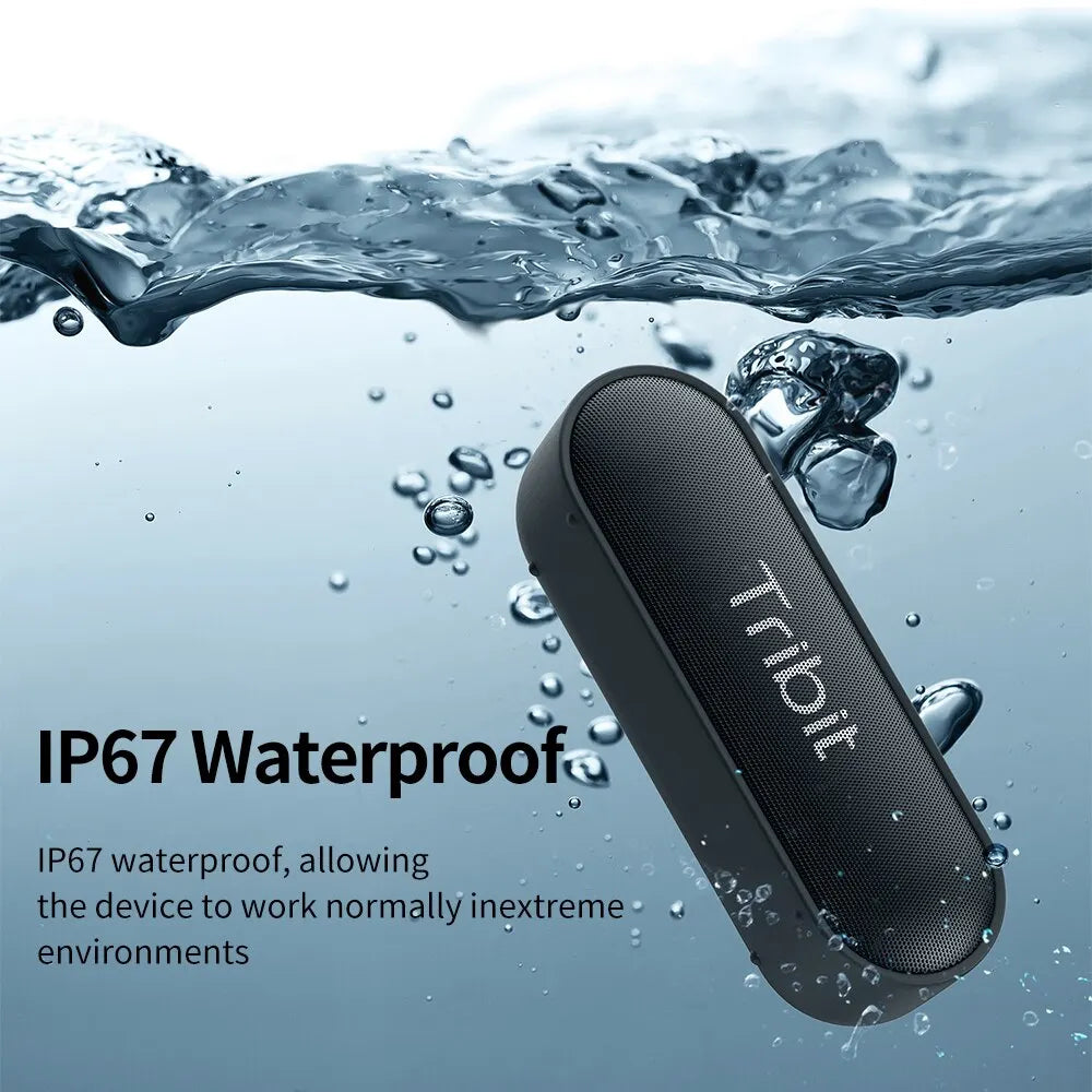 Portable Bass Speaker with 24H Playtime