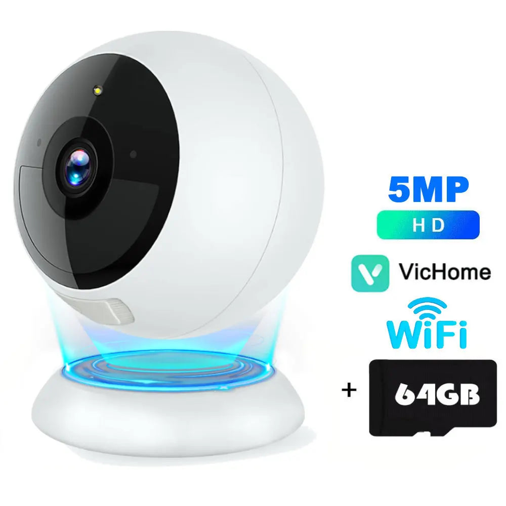 2K Wifi Magnetic Battery Security Camera Indoor/Outdoor