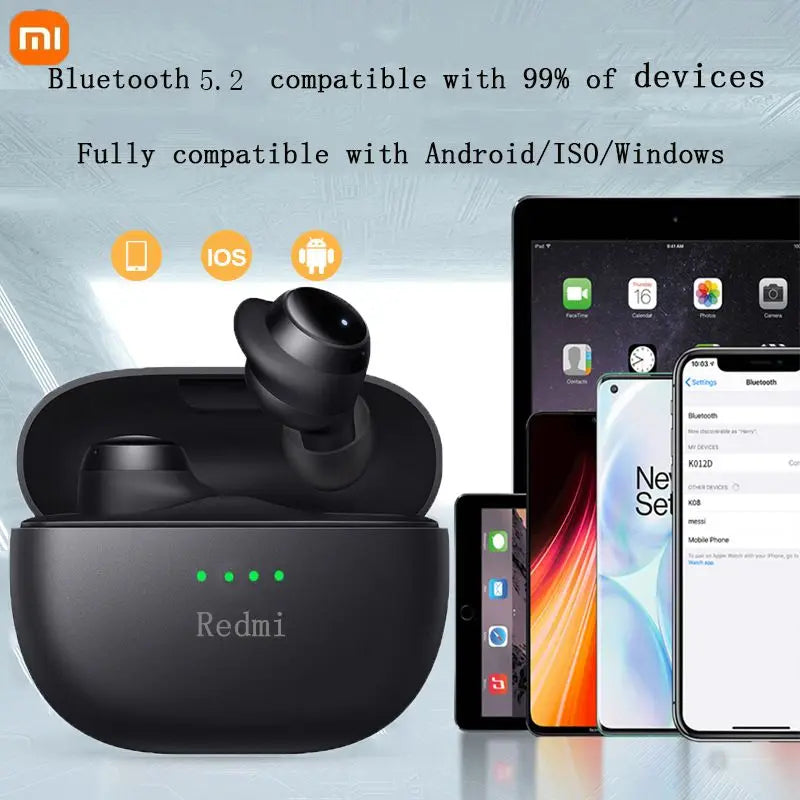 Bluetooth 5.2 Waterproof Sports Wireless Earbuds