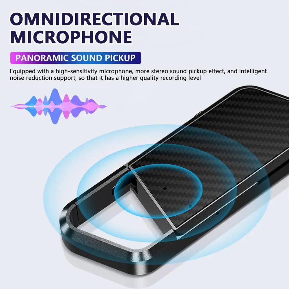 8-128GB Keychain Mini Voice Activated Recorder