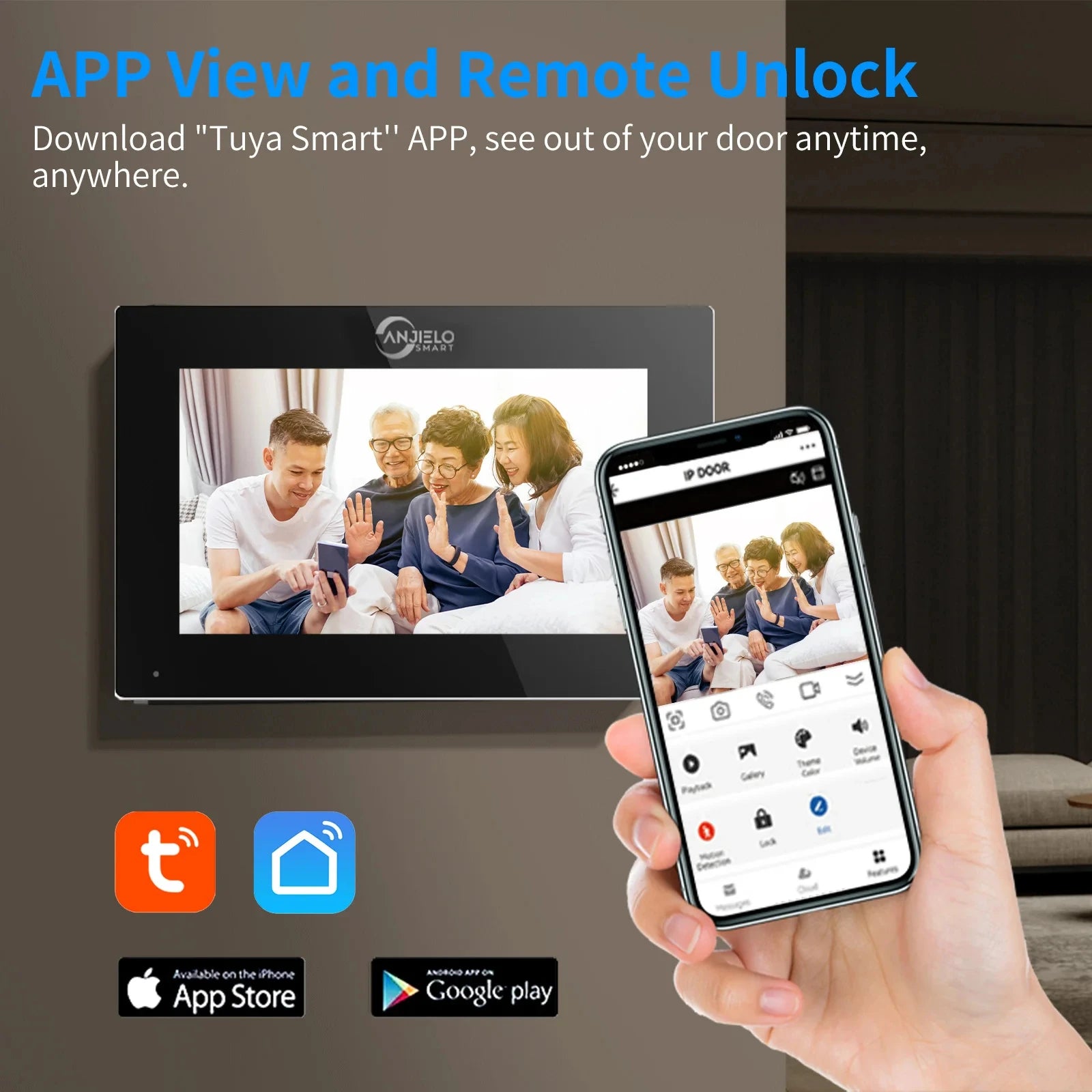 5-in-1 Smart WiFi Video Doorbell