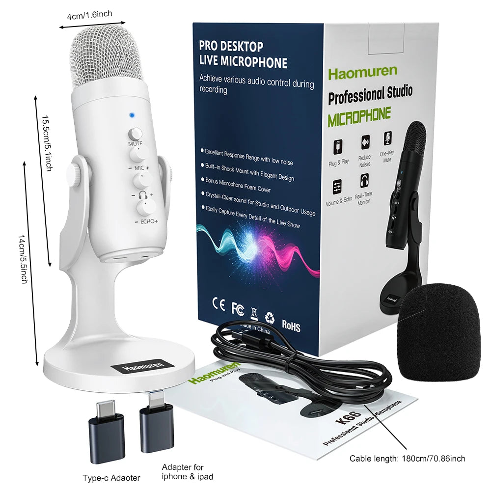 USB Condenser Studio Microphone