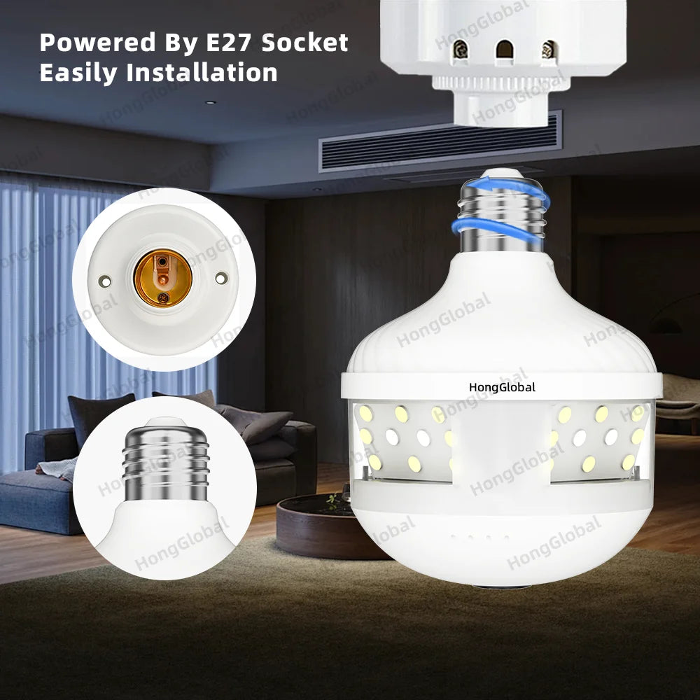 360 Degree Light Bulb Camera