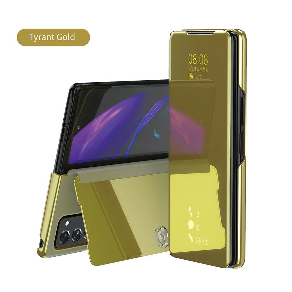 Mirror Flip Stand Case for Samsung
