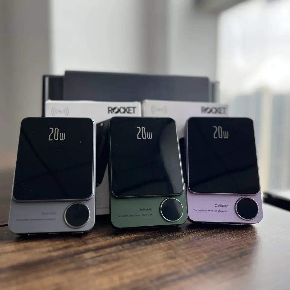 10000mAh Magnetic Alloy Power Bank