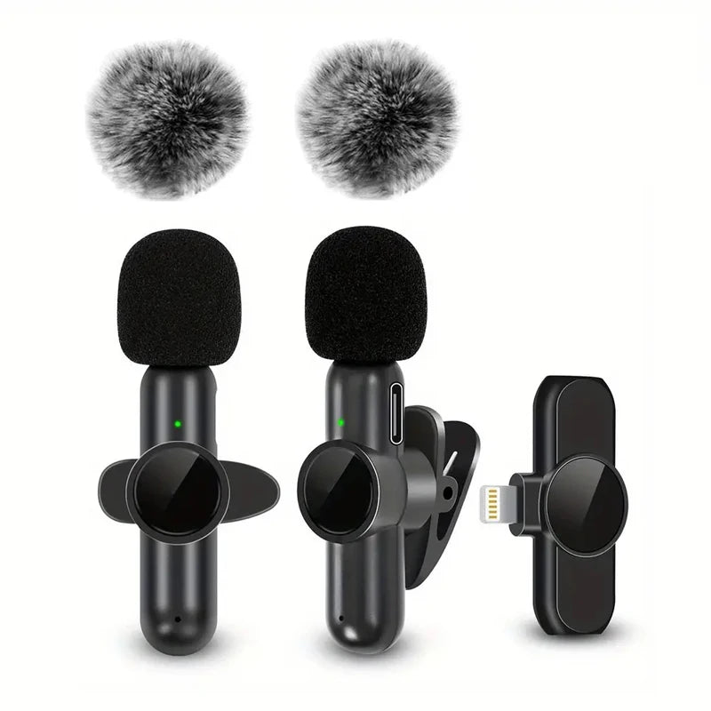 Mini Audio Video Recording Mic for iPhone & Android