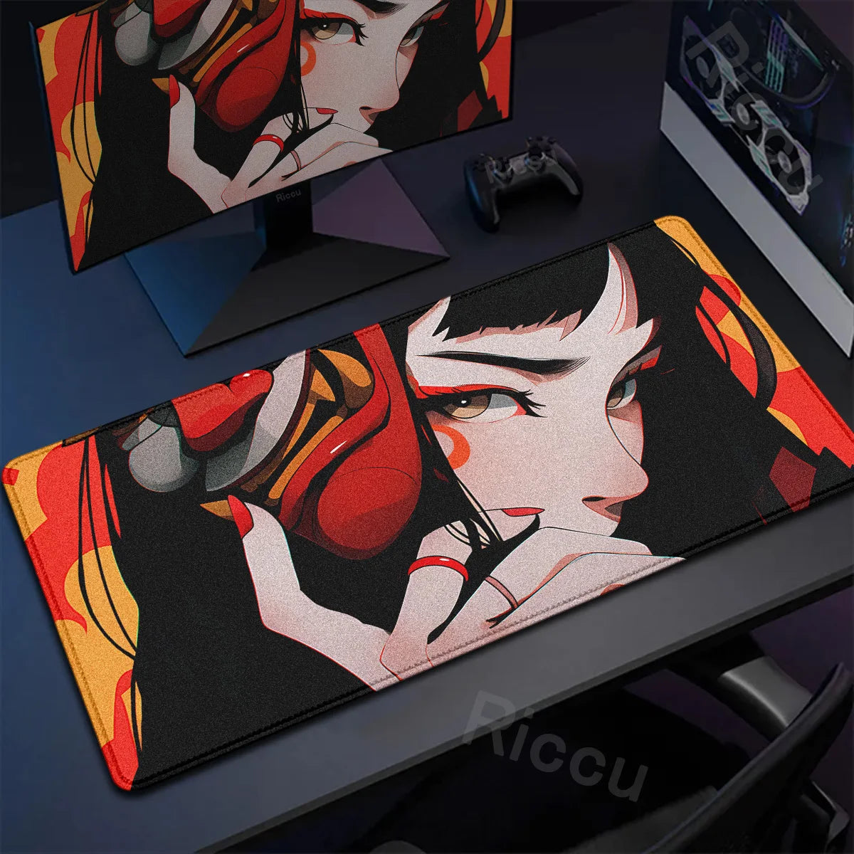 Large 40x90cm Japan-Themed Mousepad