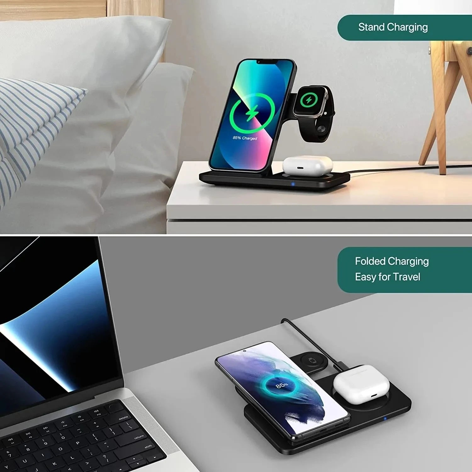 Foldable Multi-Device Wireless Charging Pad