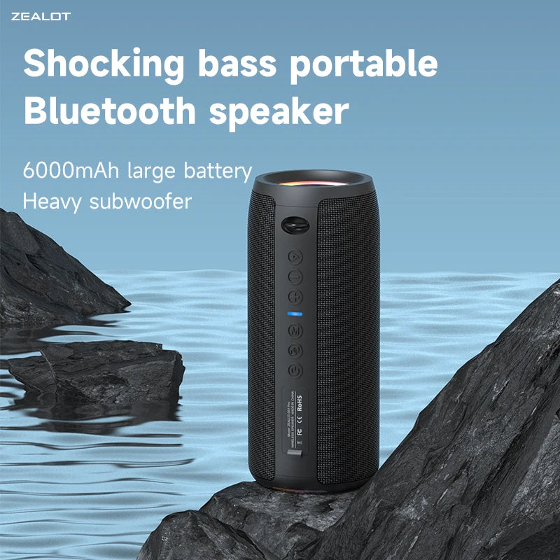 40W IPX5 Portable Bluetooth Speaker