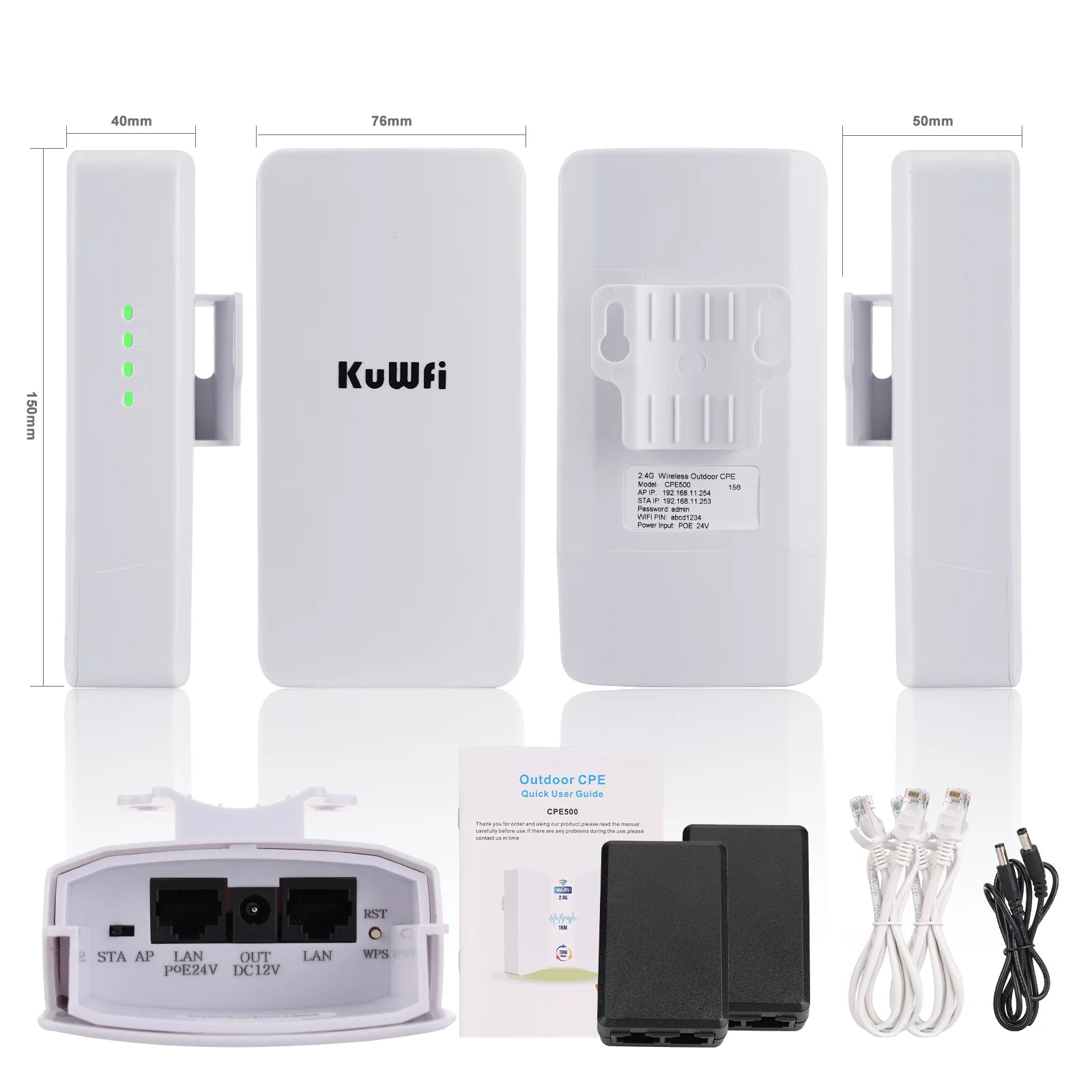 300Mbps Outdoor WiFi Bridge