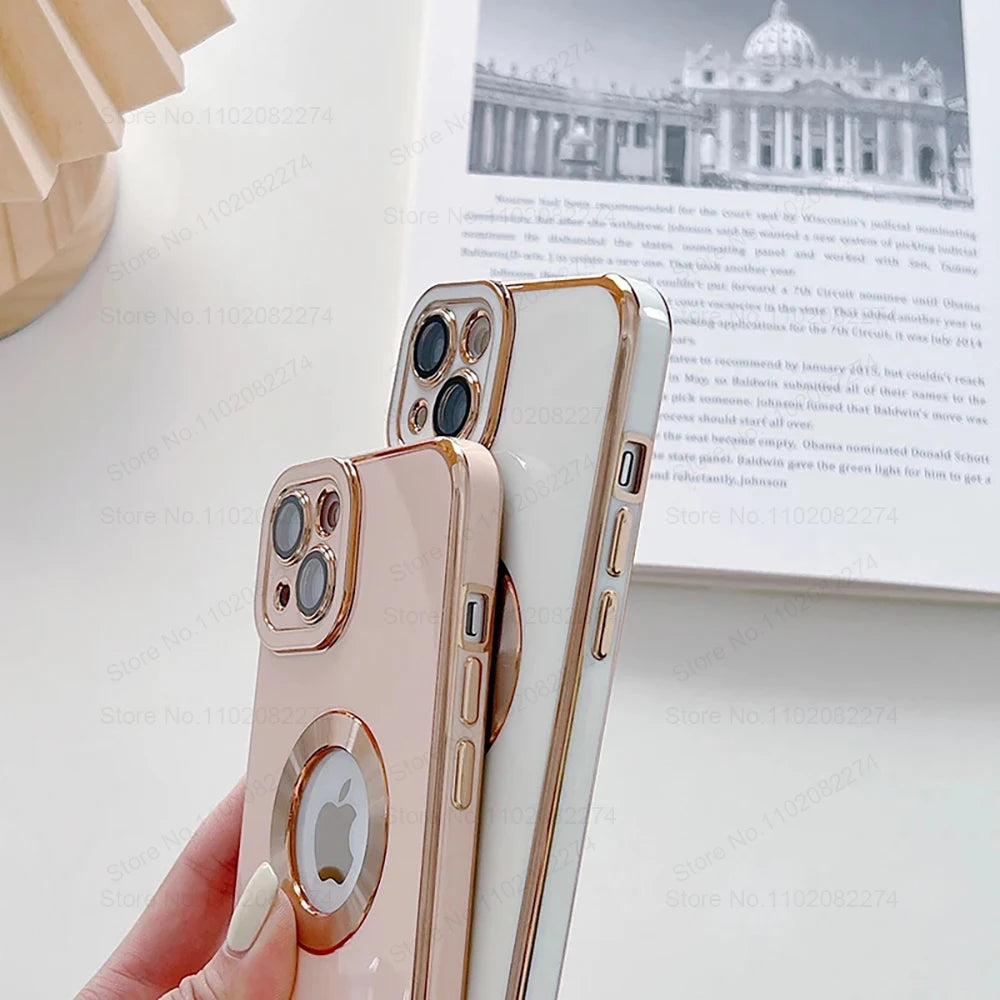 iPhone 15 Pro Max Luxury Plating Phone Cases