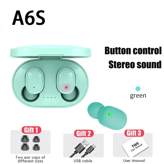 A6S Pro Wireless Stereo Sport Earbuds