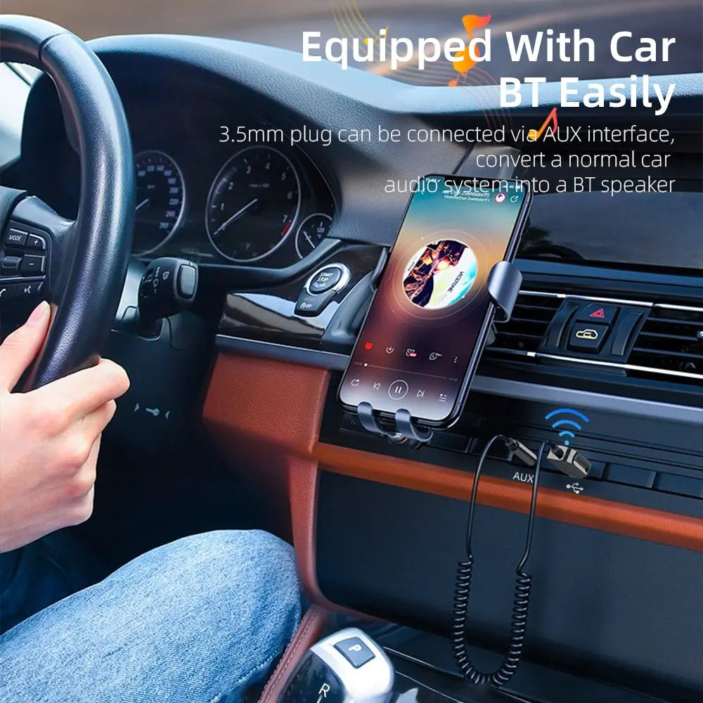 Bluetooth 5.0 Car Aux Adapter