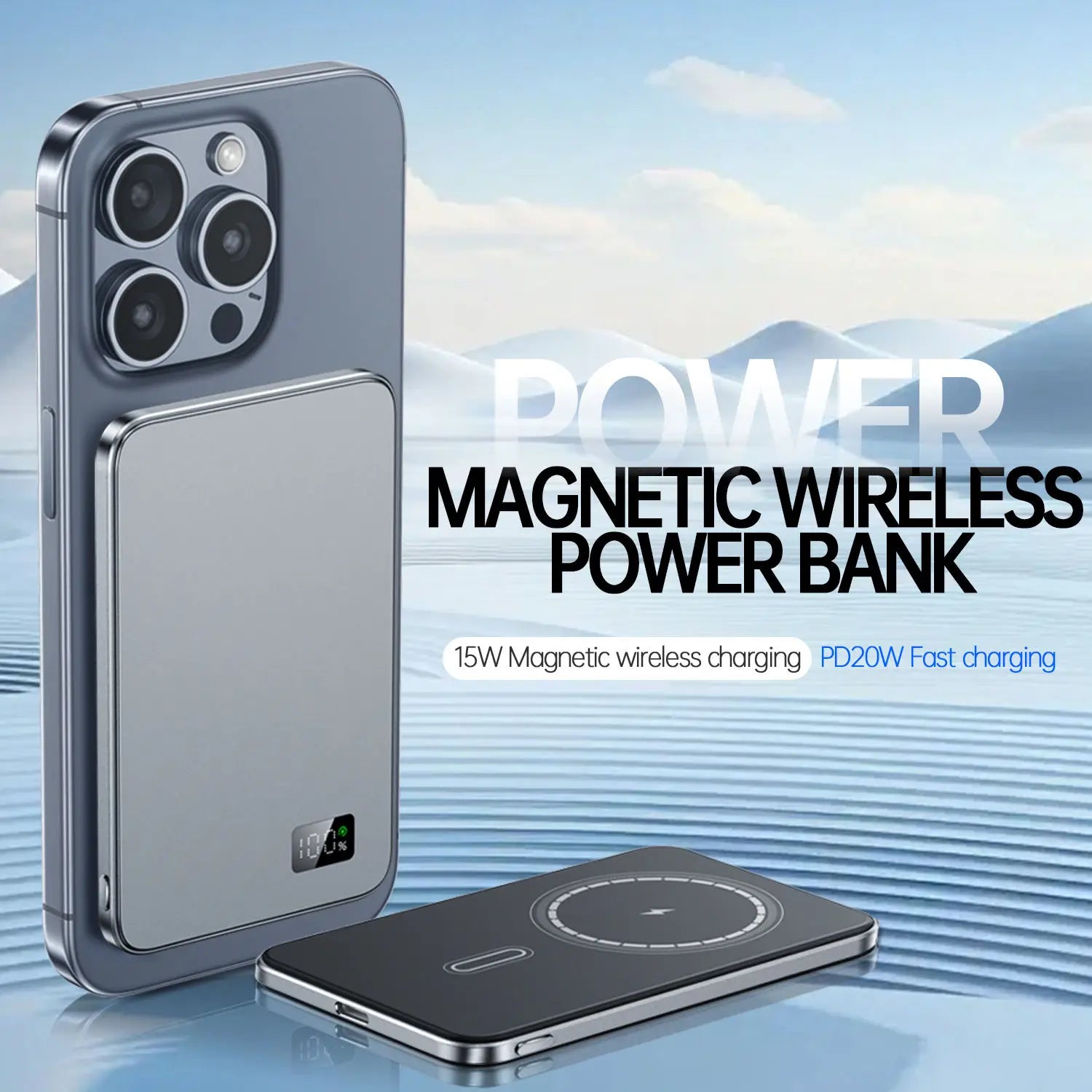 Ultra Thin MagSafe Wireless Power Bank