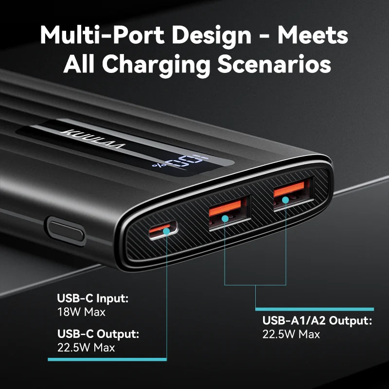 10000mAh 22.5W Fast Charging Power Bank