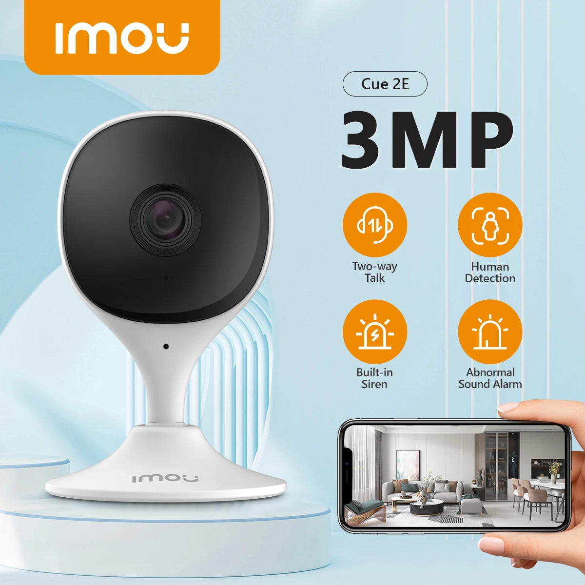 3MP Indoor Wi-Fi Security Camera