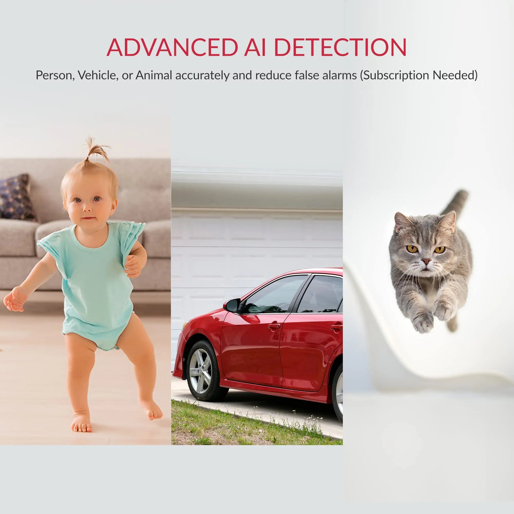 2K Night Vision Indoor Surveillance Camera