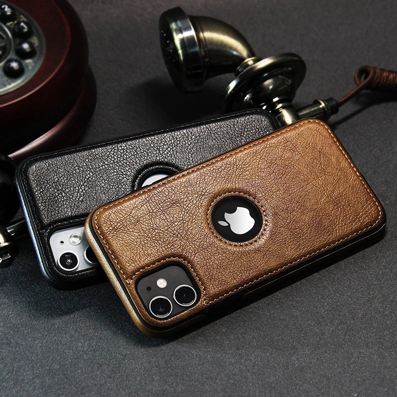 High-Quality PU Leather iPhone Case