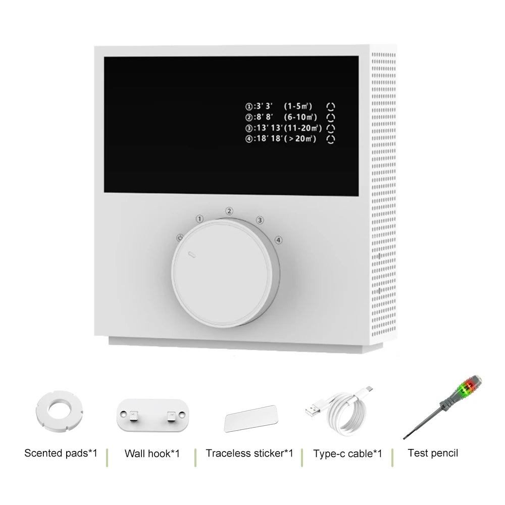 2400Mah USB Rechargeable Smart Air Purifier