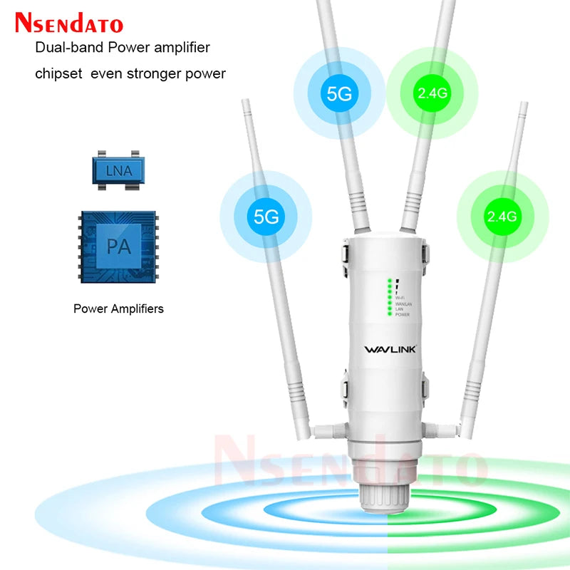 AC1200 Outdoor WiFi Extender