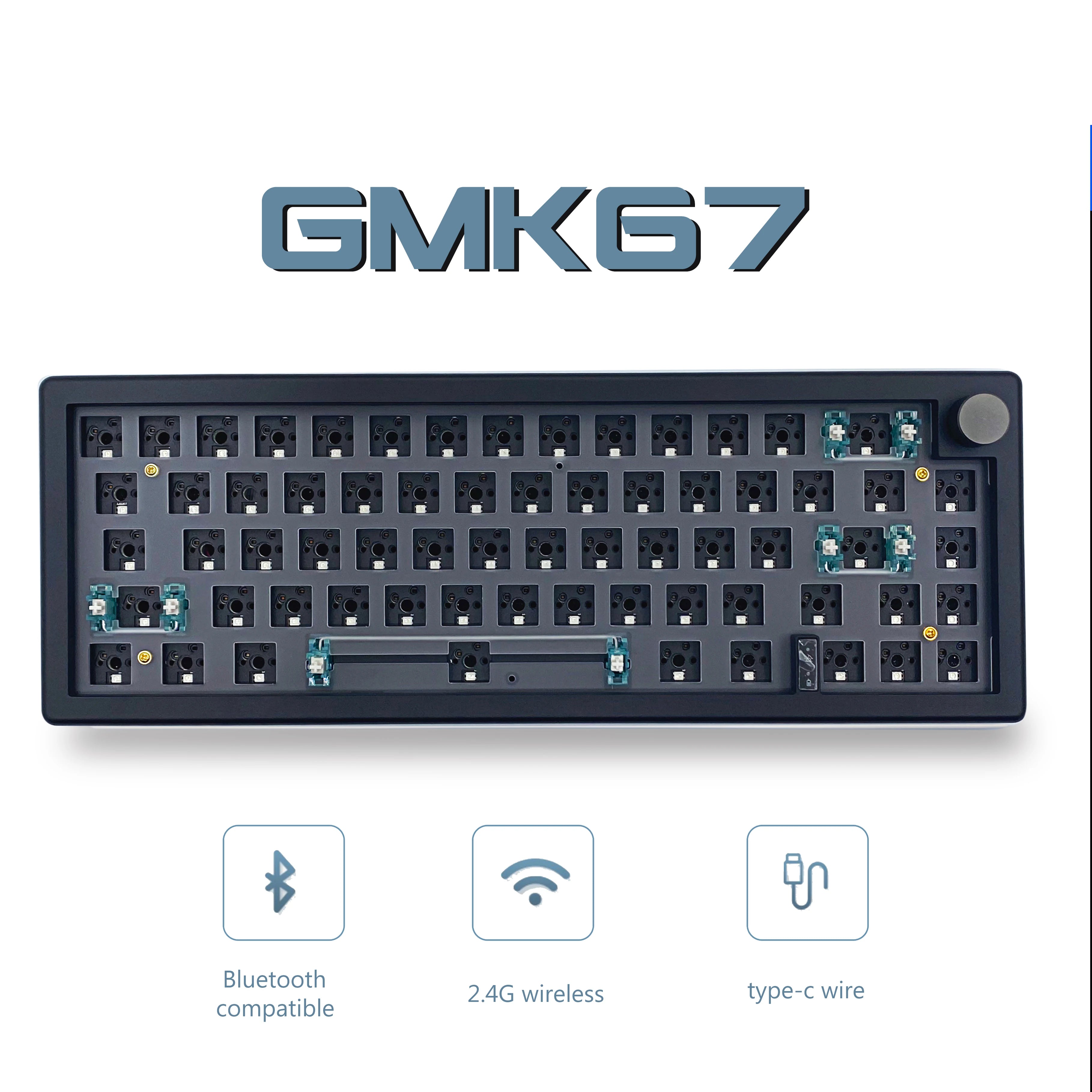2.4G Wireless Gasket Mechanical Keyboard Kit