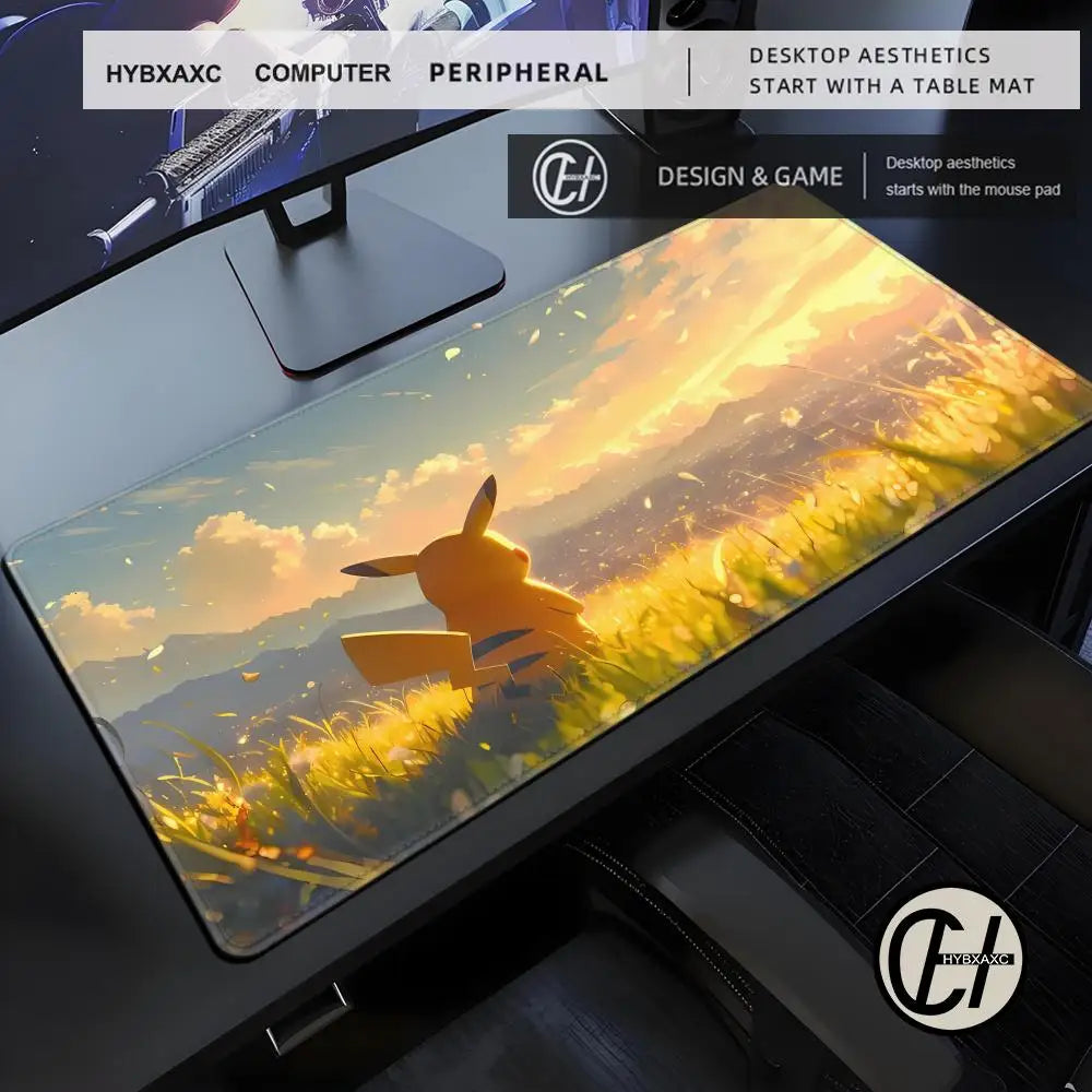 Pikachu Gaming Mousepad 900x400