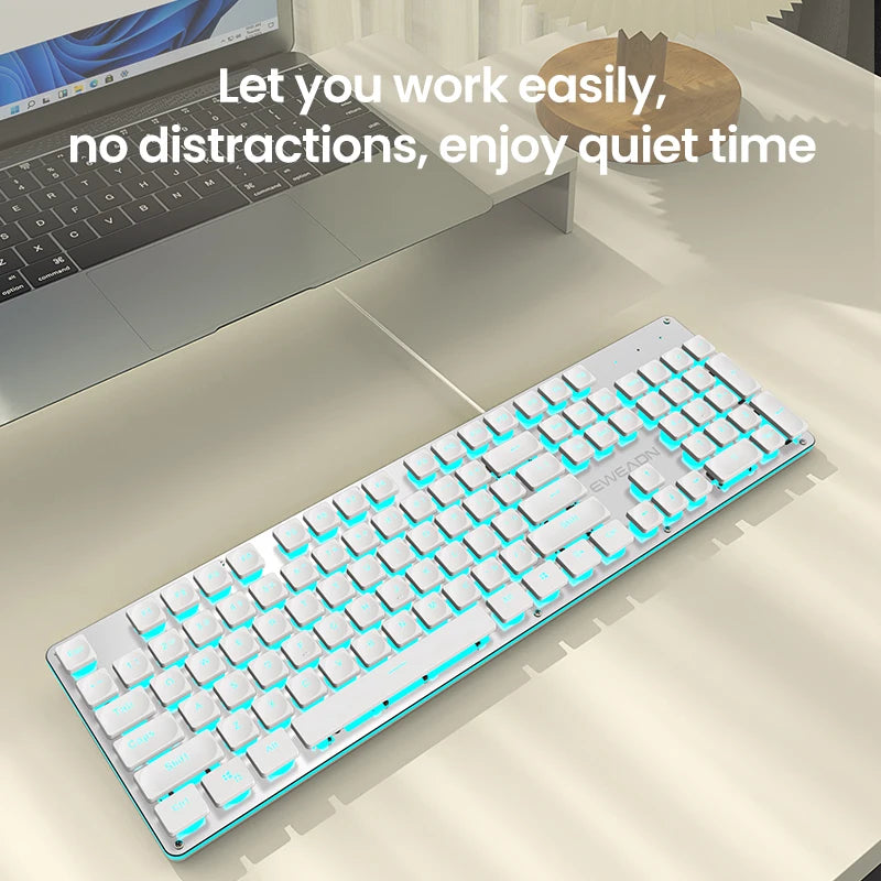 Metal Panel Silent Keyboard
