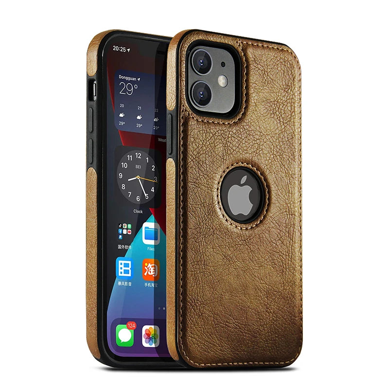 High-Quality PU Leather iPhone Case