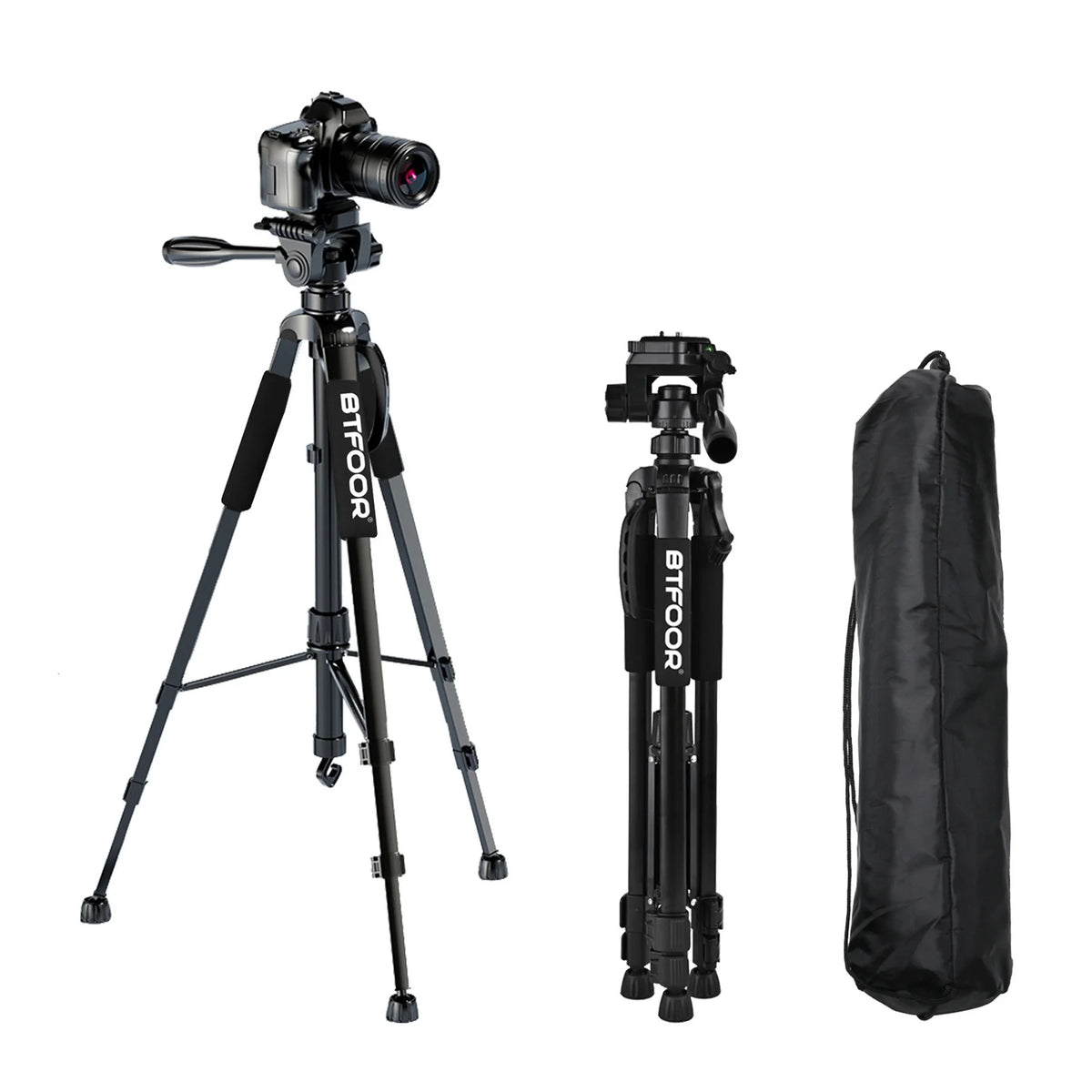 55” 140CM Travel Digital Camera Tripod