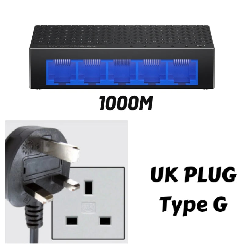 5-Port Plug & Play Ethernet Switch