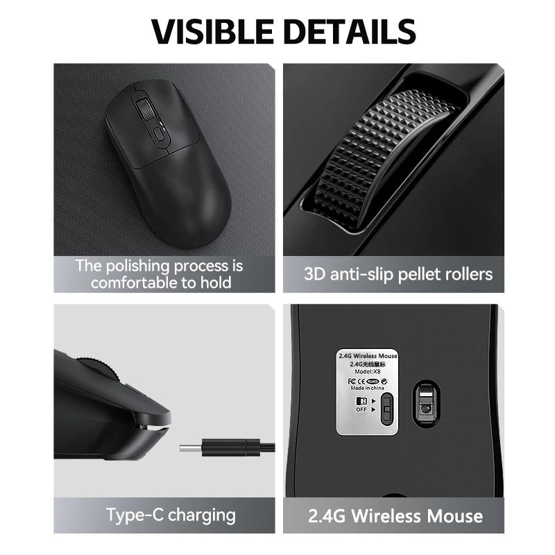 Wireless X8 Rechargeable Gaming Mouse