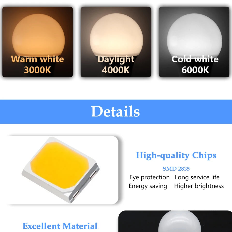 10W LED Dusk-to-Dawn Smart Bulb