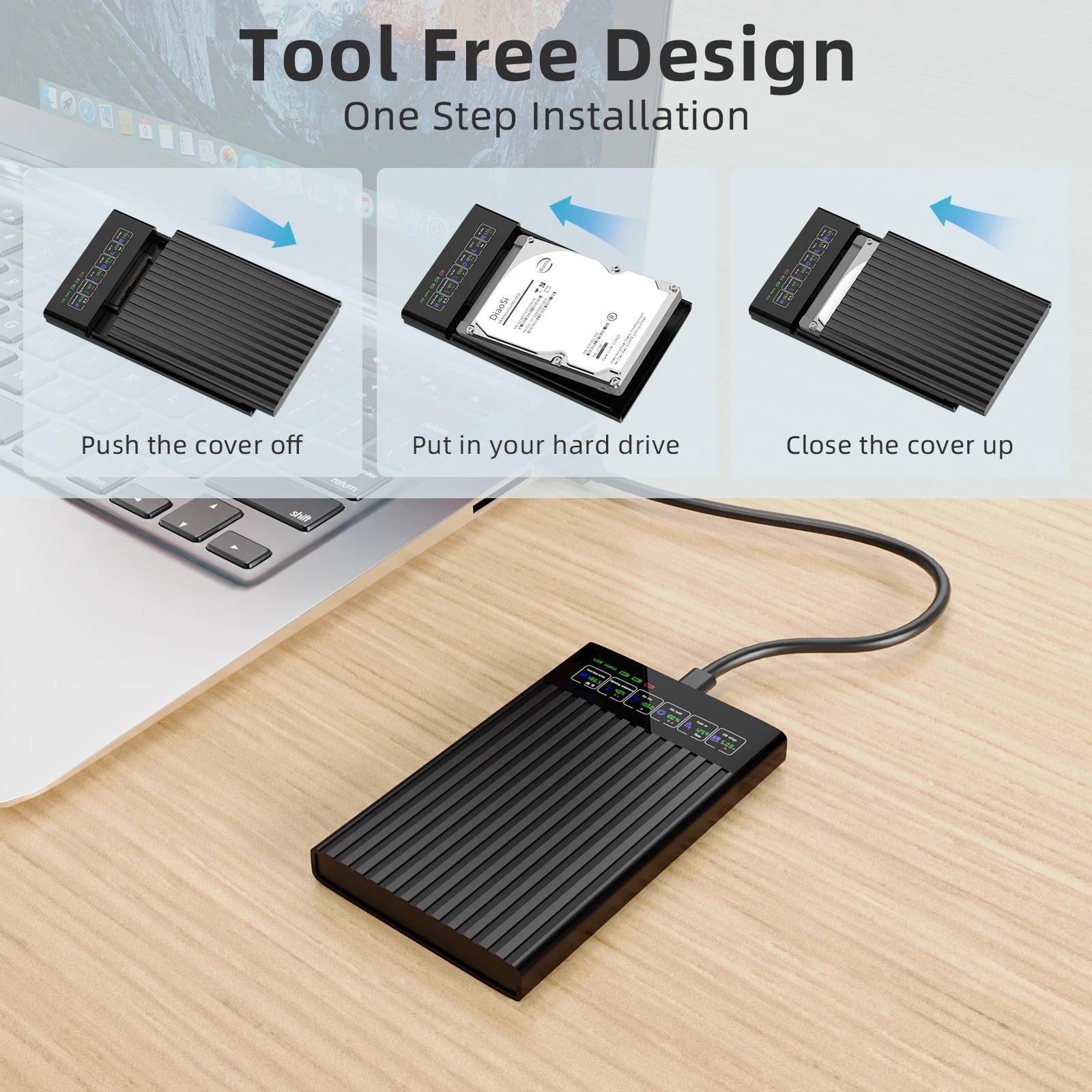 2.5 Inch SATA HDD SSD Enclosure