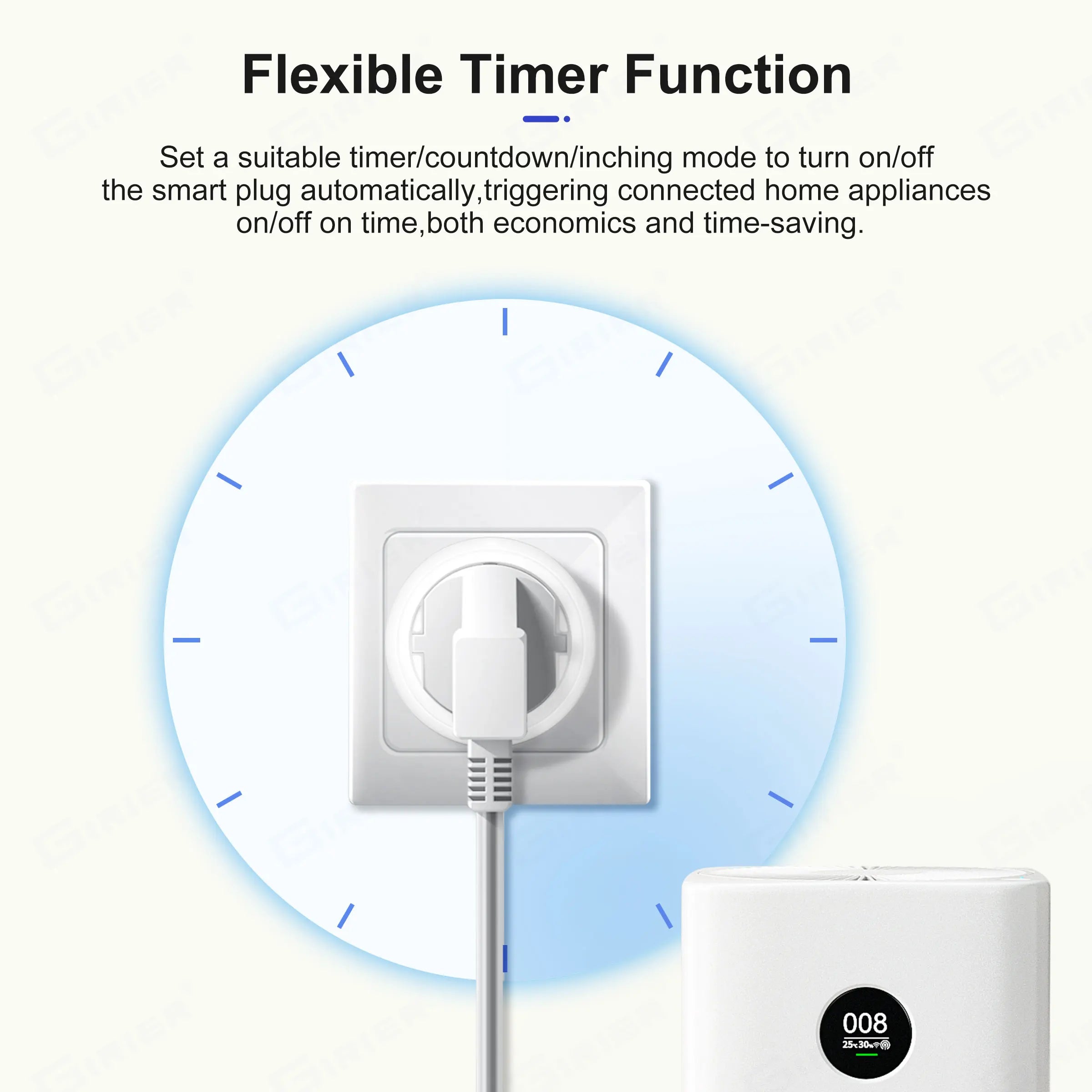 20A Smart Home Outlet Socket