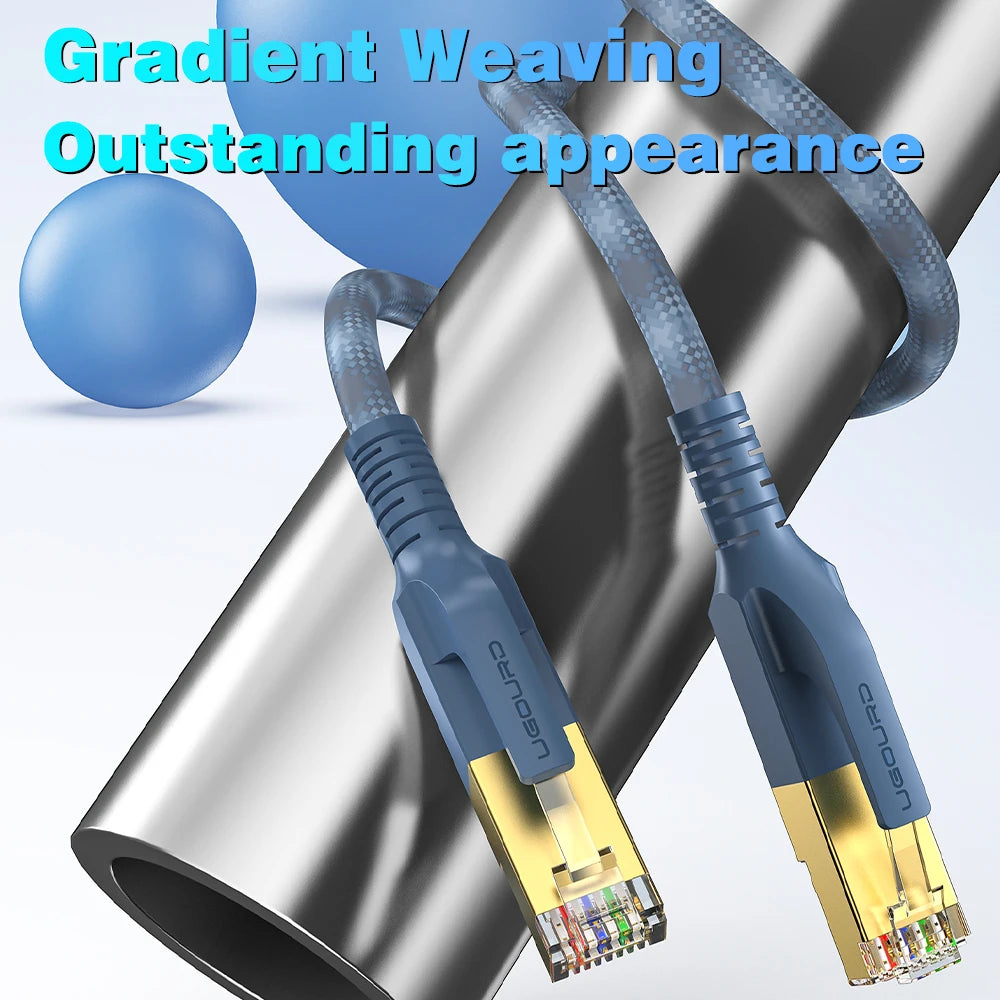 40Gbps Gradient-Colored Cat8 Network Cable