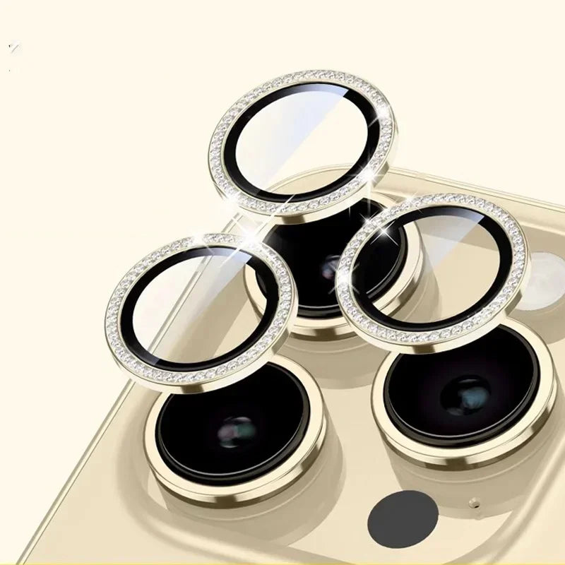 Sparkly Rhinestone Camera Lens Protector iPhone 16