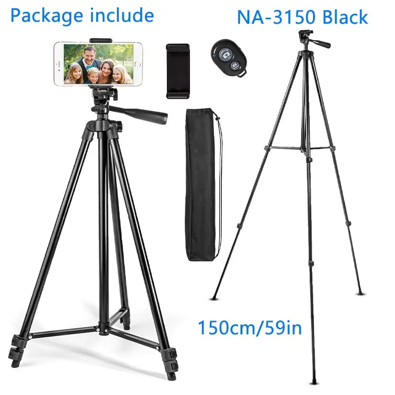 150cm Video Recording Bluetooth Tripod Stand