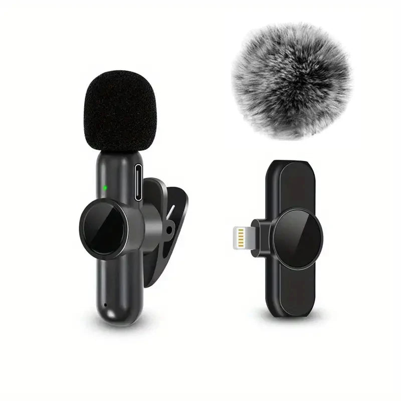 Mini Audio Video Recording Mic for iPhone & Android