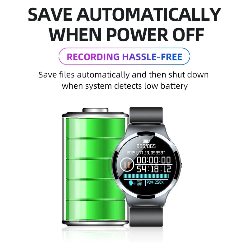 4GB-32GB Mini Voice Recorder Watch