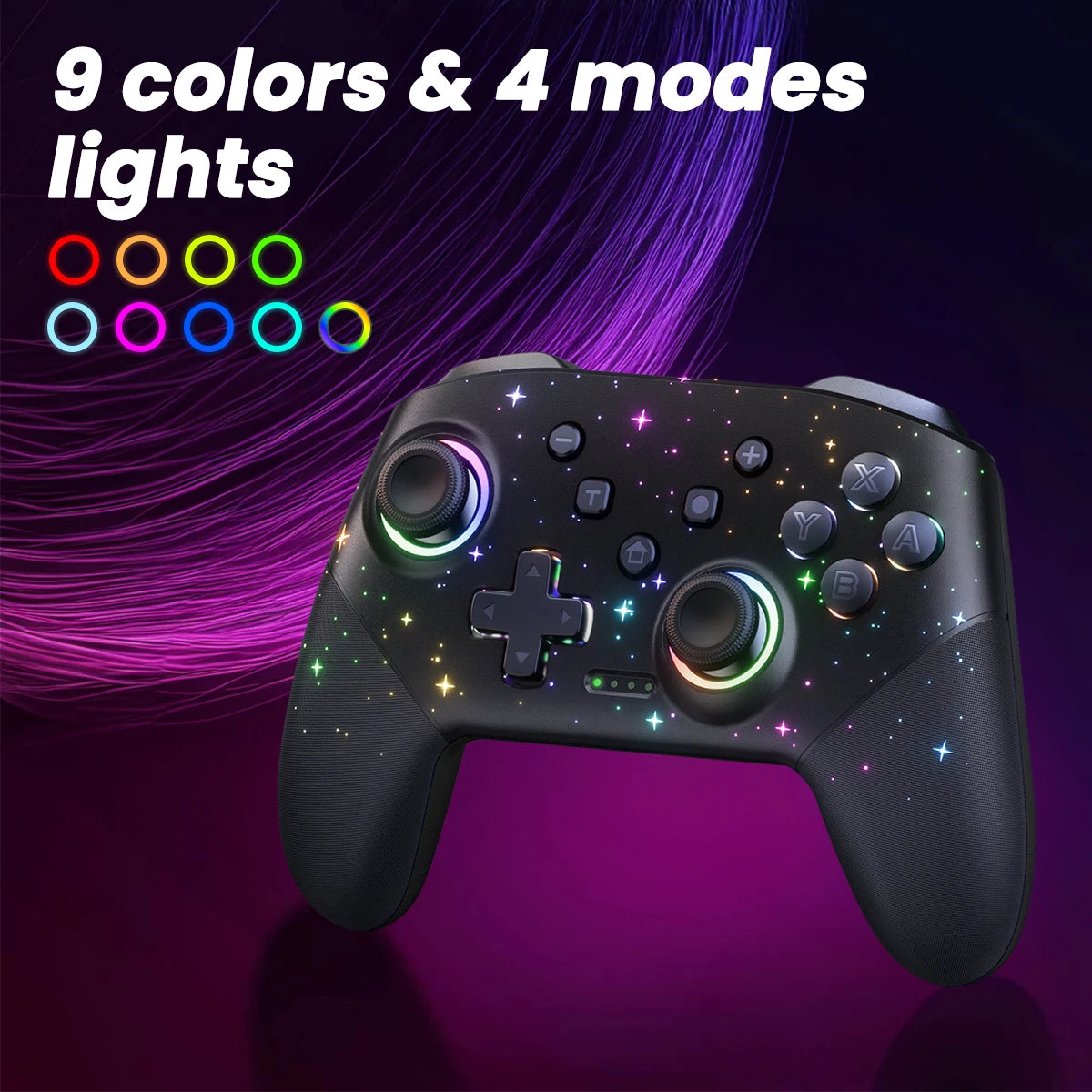 Programmable Wireless Switch Controller Black