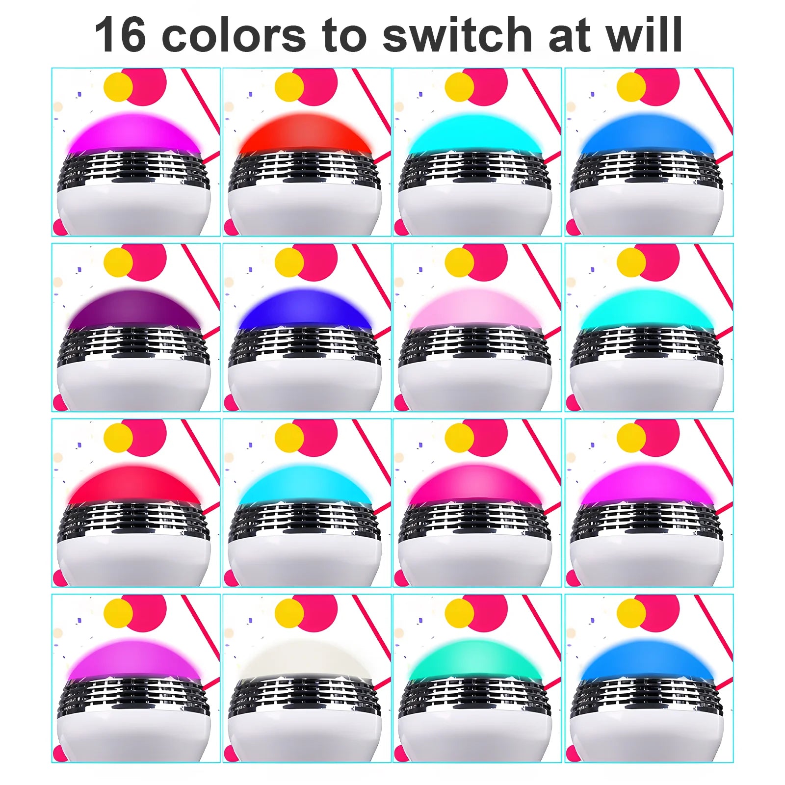 APP-Controlled Bluetooth Speaker LED Bulb
