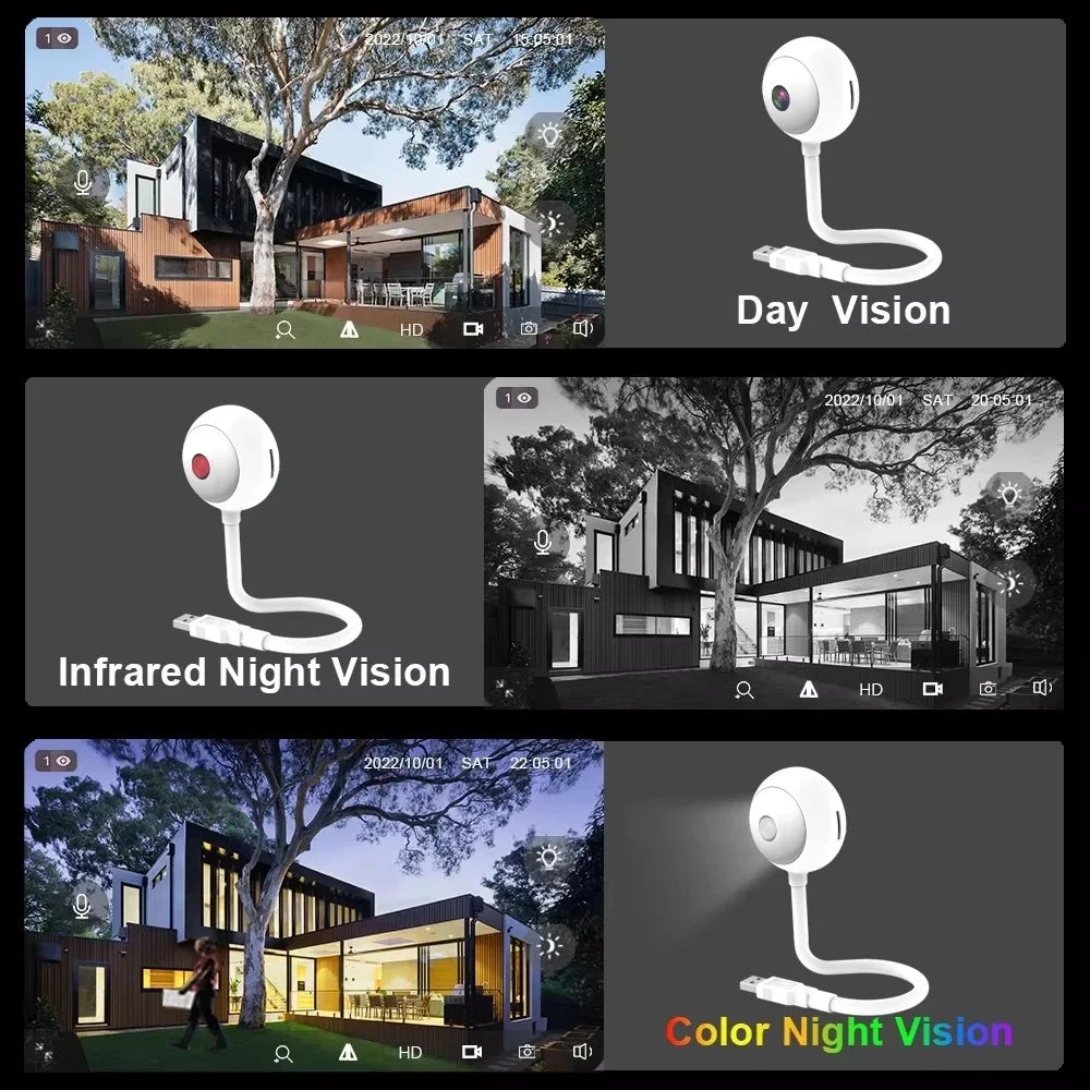 2K USBWifi Light Bulb Camera