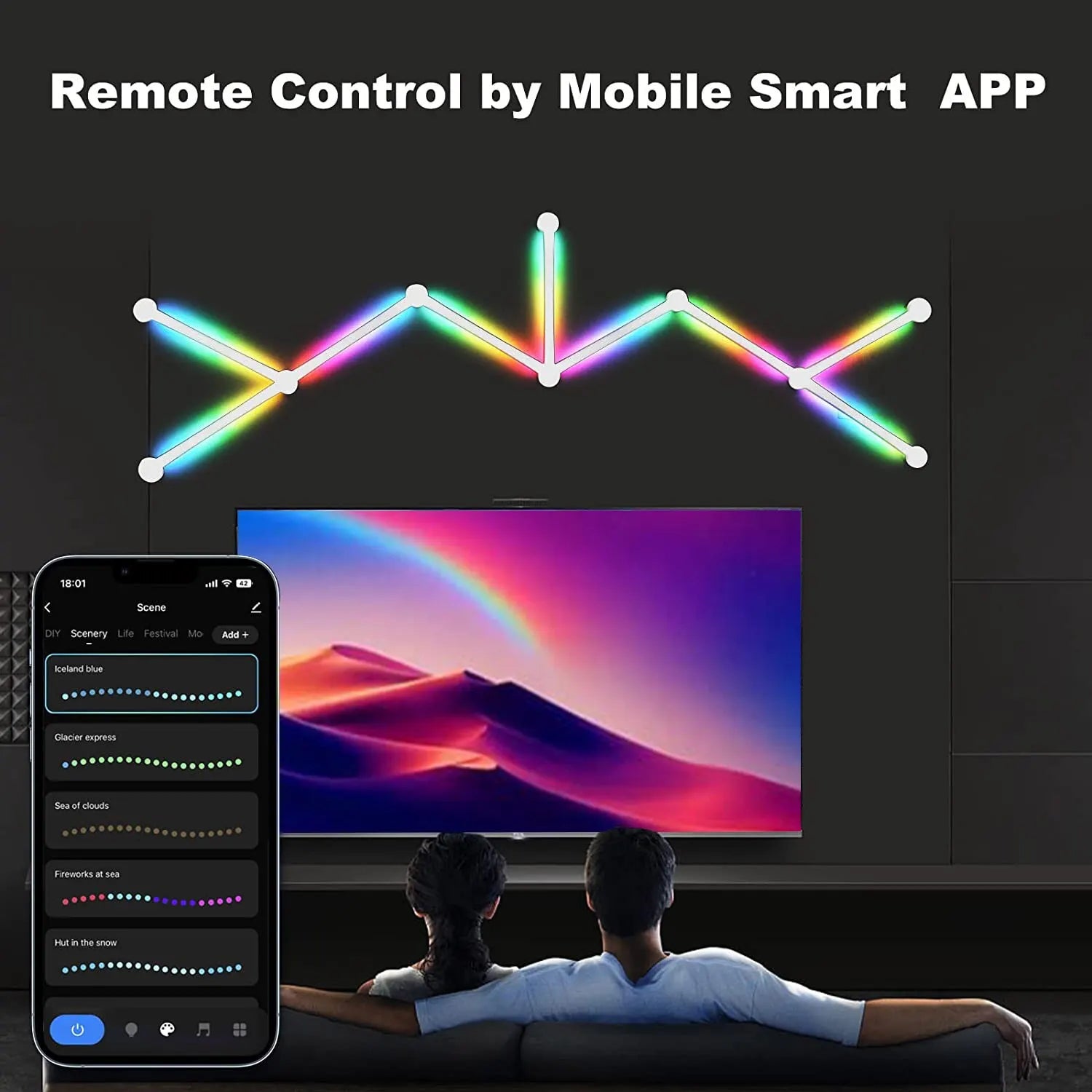 Smart RGBIC Wall Light Bar