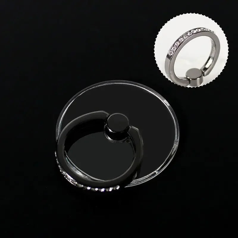 Transparent Butterfly Phone Ring Stand