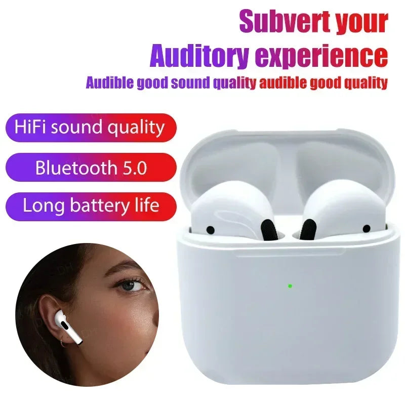 Mini Wireless Sports Earbuds White